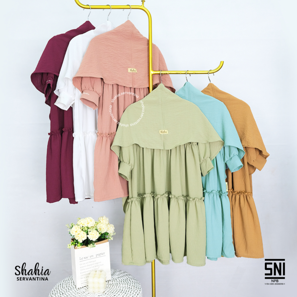 Shahia Servantina - Ameena Dress Gamis Anak Perempuan