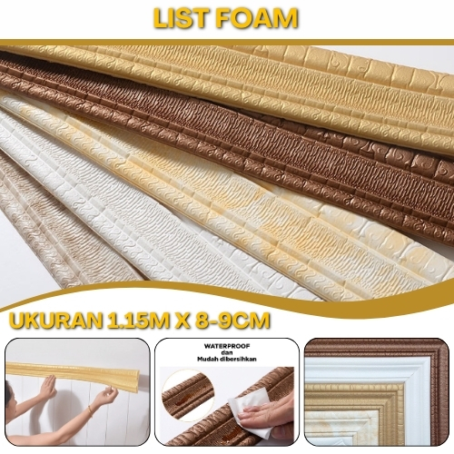 List Foam Wallpaper Dinding Lis Wallpaper Dinding List Foam Dinding List Wallpaper Dinding Foam 3D