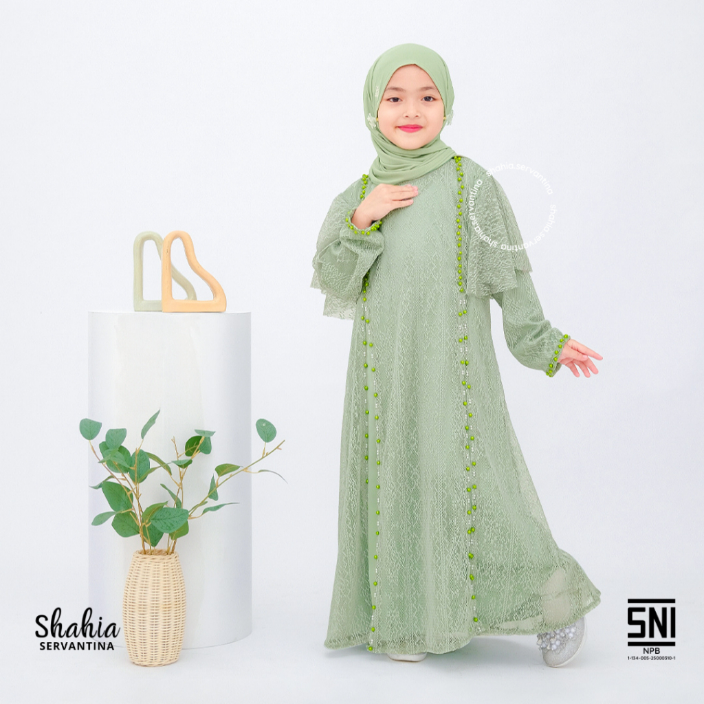 Shahia Servantina - Jeha Dress Tille Anak Perempuan Couple Mom & kids
