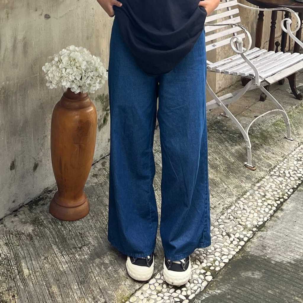 MEISHA KULOT JEANS / KULOT JEANS WANITA highwaist