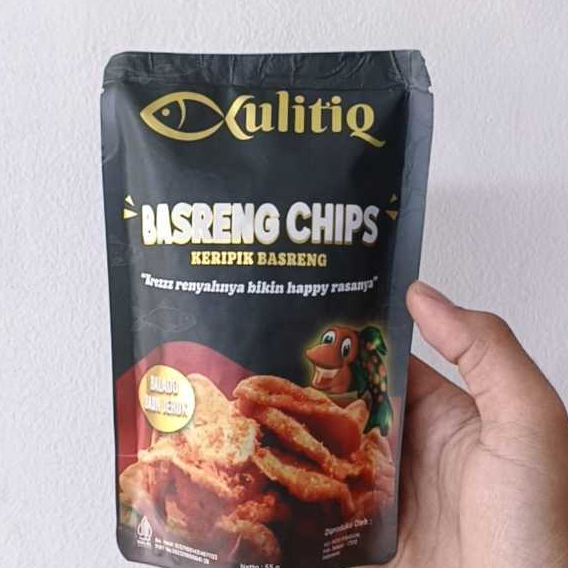 

Kulitiq Basreng Chips / Keripik Basreng Premium / Balado Daun Jeruk