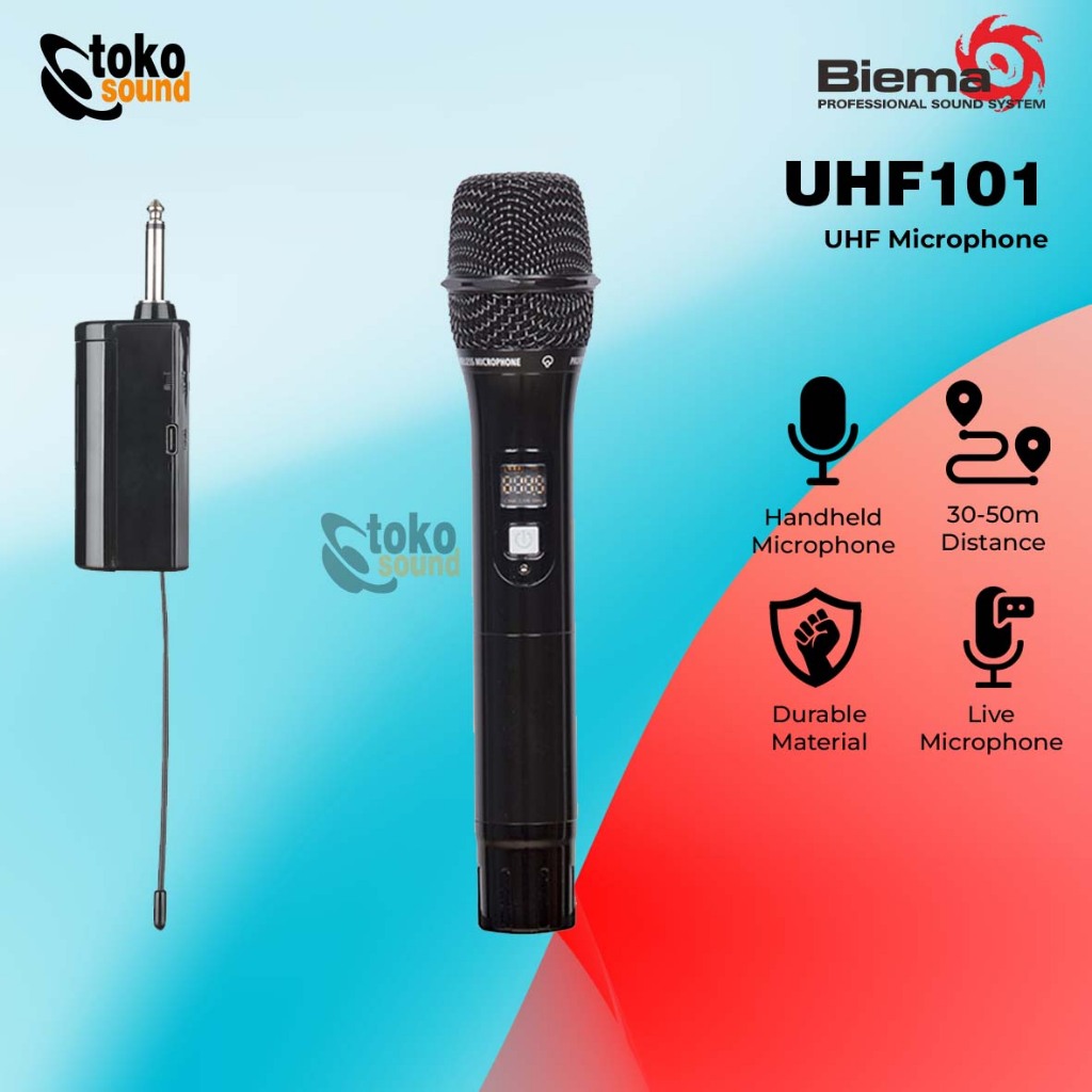 Biema UHF101Wireless Handheld Microphone