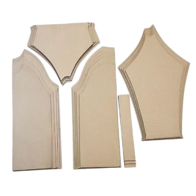 Pola Kaos Raglan Pria Dewasa Ukuran S-XXL