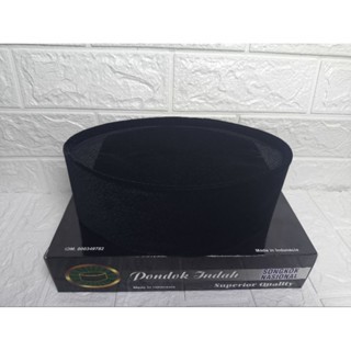 Peci Songkok.id PECI SONGKOK PONDOK INDAH HITAM POLOS AC ANAK & DEWASA BAHAN HALUS PREMIUM ISTIMEWA