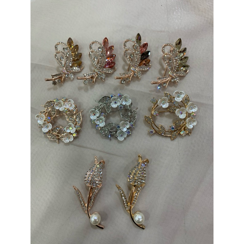 FAMYS - BROSS HIJAB KRISTAL AKSESORIS JILBAB FASHION WANITA JETIYA 008241