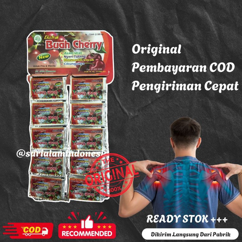 

Kapsul Ekstrak Buah Cherry 100% Asli
