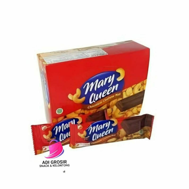 

DOLPHIN Mary Queen Chocolate Cashewnut isi 24 Bar