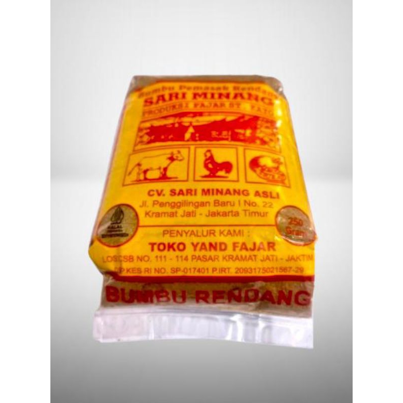 

Bumbu Pemasak SARI MINANG RENDANG