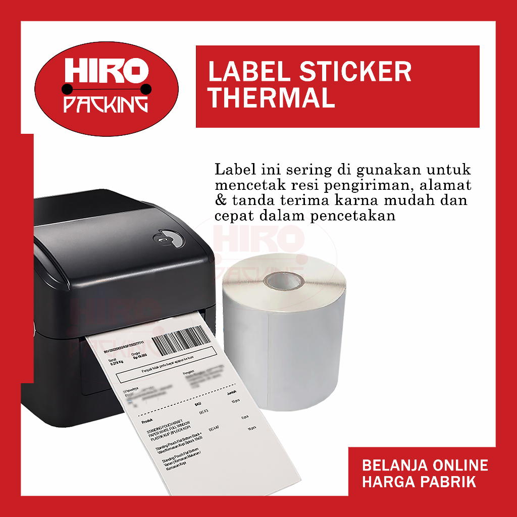 

Ay00! Label Sticker Thermal Lipat 100x150 Isi 500 Kertas Printer Resi Pengiriman