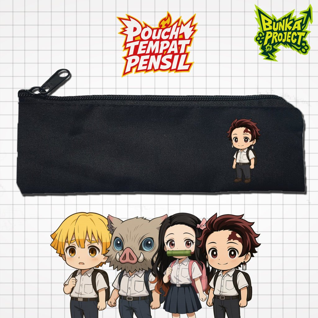 

Pouch Tempat Pensil Anime Demon Slayer Seragam SMP Murah Bahan Souvenir Pernikahan Bisa Bayar Ditempat cod Gift Anniversary Couple Hampers Kado