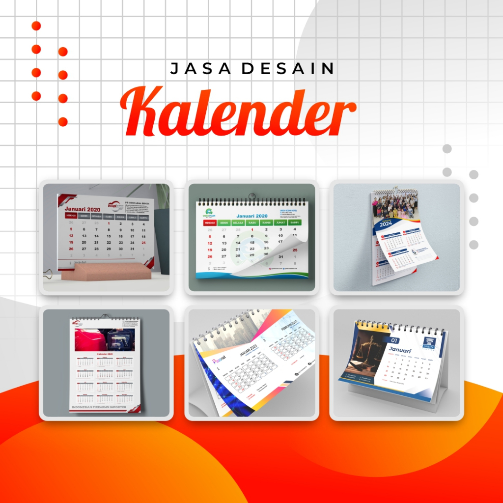 DESAIN KALENDER DINDING, KALENDER MEJA