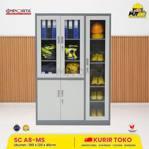 LEMARI ARSIP BESI 3 PINTU IMPORTA SC-A8 MS