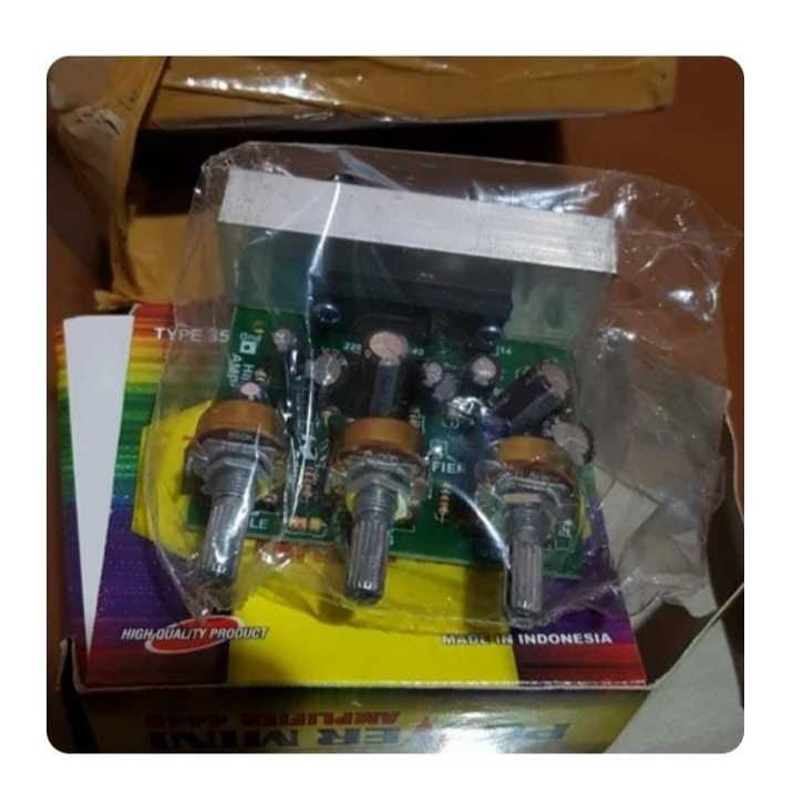 RF4165 kit mini amplifier mono 12v 12volt 12 volt dc 12vdc la4440 40watt 40w by PCM LTC GLODOK