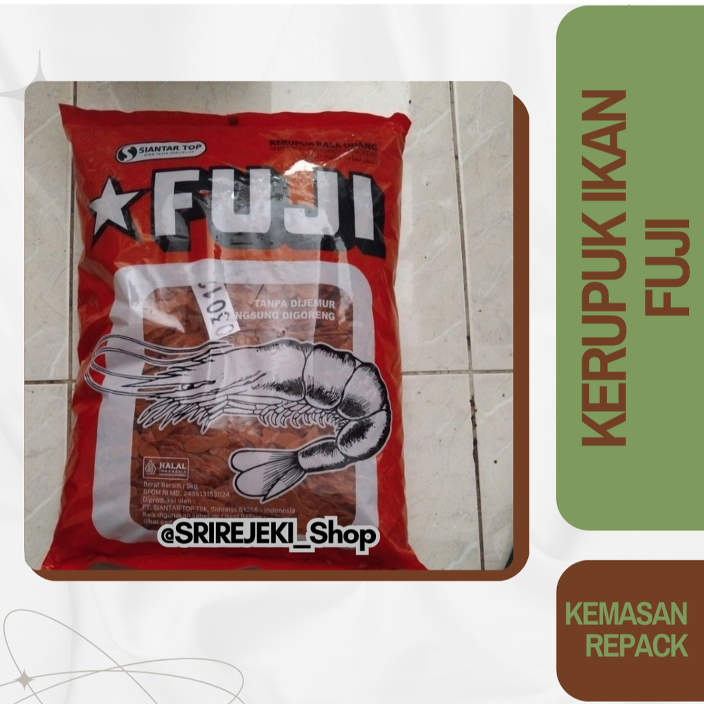 

Murah Kerupuk Ikan Fuji / Krupuk Iwak Fuji Repack 250gr