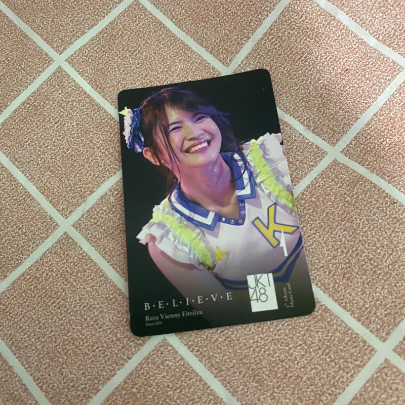 music card vinny jkt48 believe