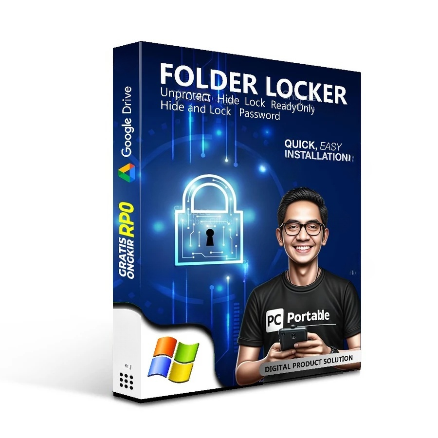Software Folder Locker - Hide & Lock Password, File, Folder for Windows