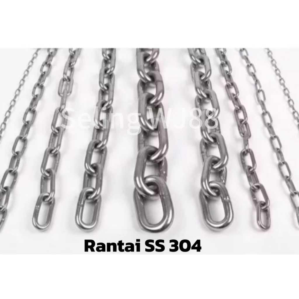 Rantai Stainless Steel 1.2MM SUS 304 / Rantai Kapal SS 1.2MM