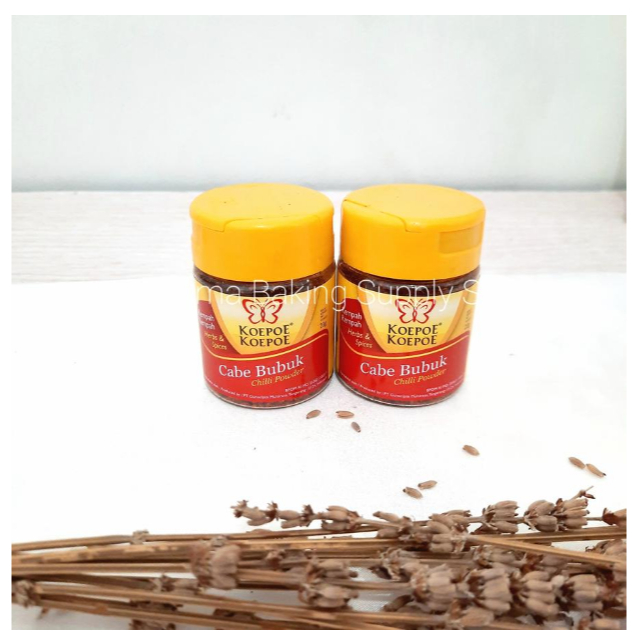 

KOEPOE Cabe Cabai Bubuk Cabe Chili Powder Kupu Kupu 23 gr