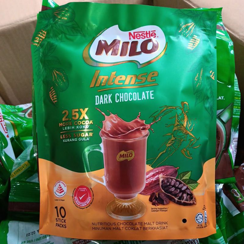 

Milo Intense Dark Chocolate 24bungkus 1dus