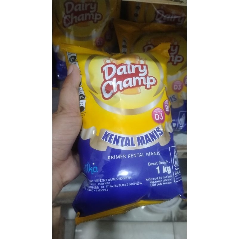 

Dairy Champ Kental Manis Krimer Kental Manis Model bantal