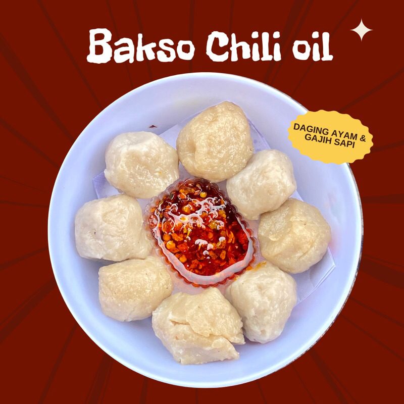 

1 Bungkus Bakso Cilok Chili Oil Daging Ayam Halal | byimelia
