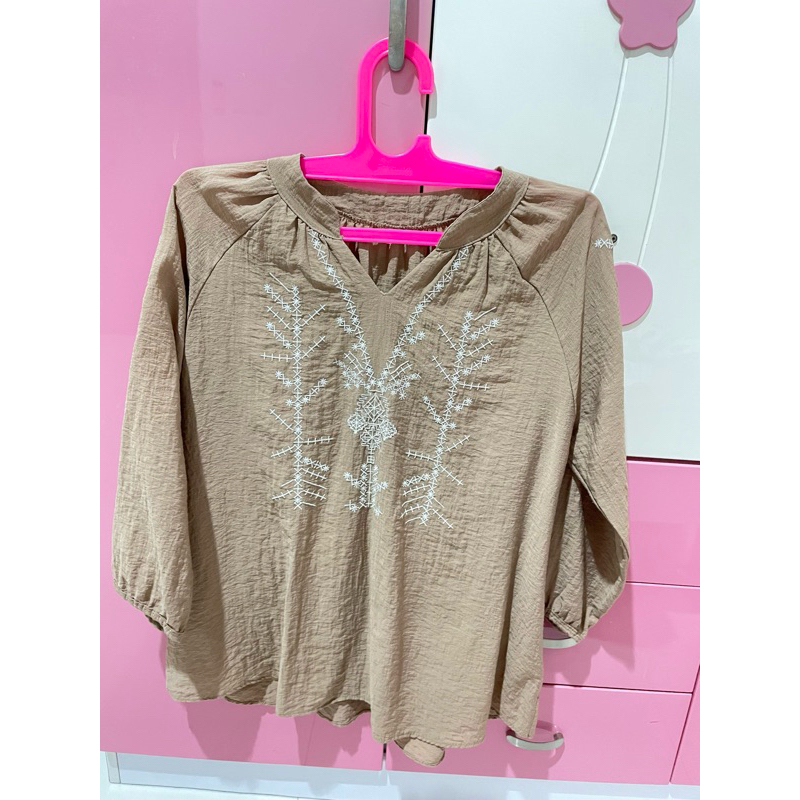 

[PRLEOVED] Vintage Crinckle Coklat