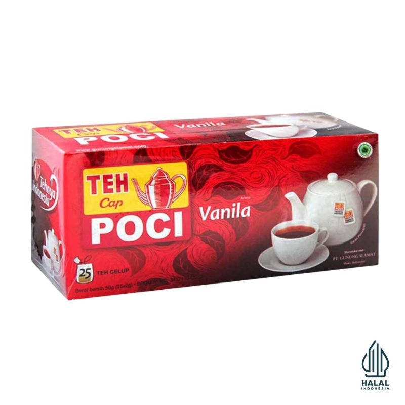 

teh cap poci aroma vanila 25bag