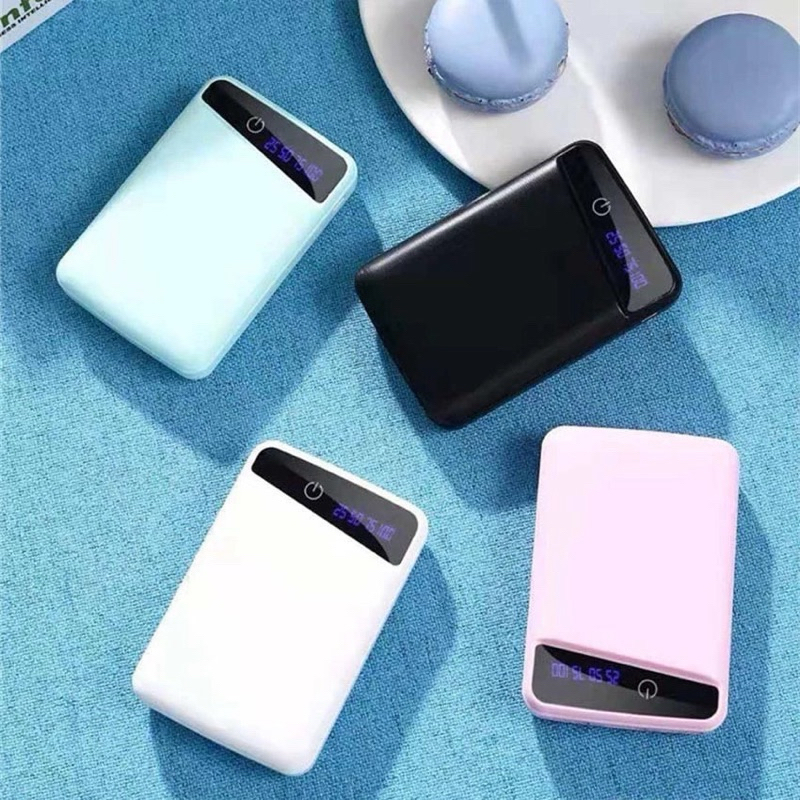 MURAH POWERBANK MINI SAKU FRIENDLY || POWERBANK MINI PINK TOSCA WHITE BLACK || POWERBANK 10000mah MI