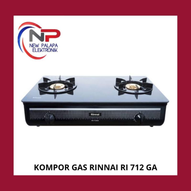 KOMPOR GAS RINNAI 712GA KACA