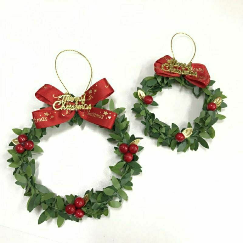 PER 1 BIJI - HIASAN NATAL / HIASAN NATAL GANTUNG / APLIKASI NATAL GANTUNG / HIASAN DINDING / HIASAN 