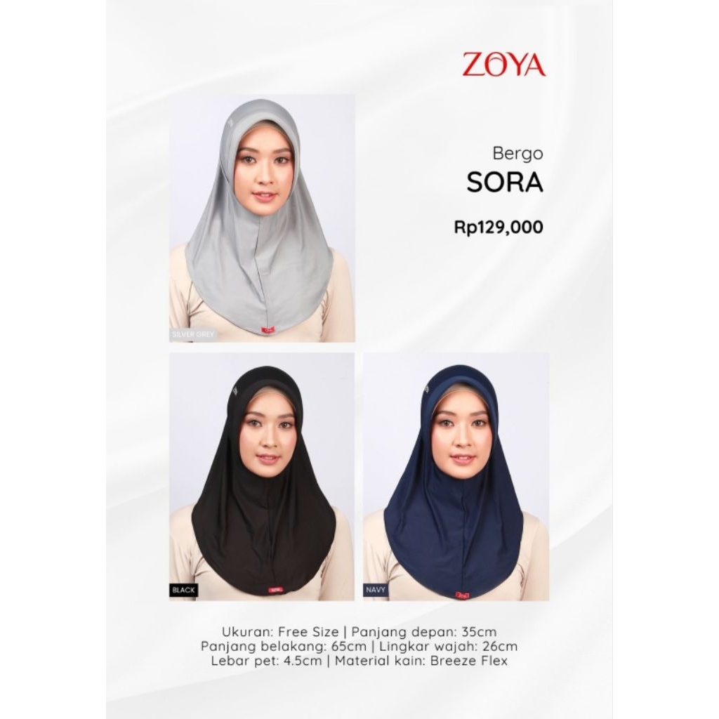 BERGO SPORT SORA ZOYA (bergo sport)