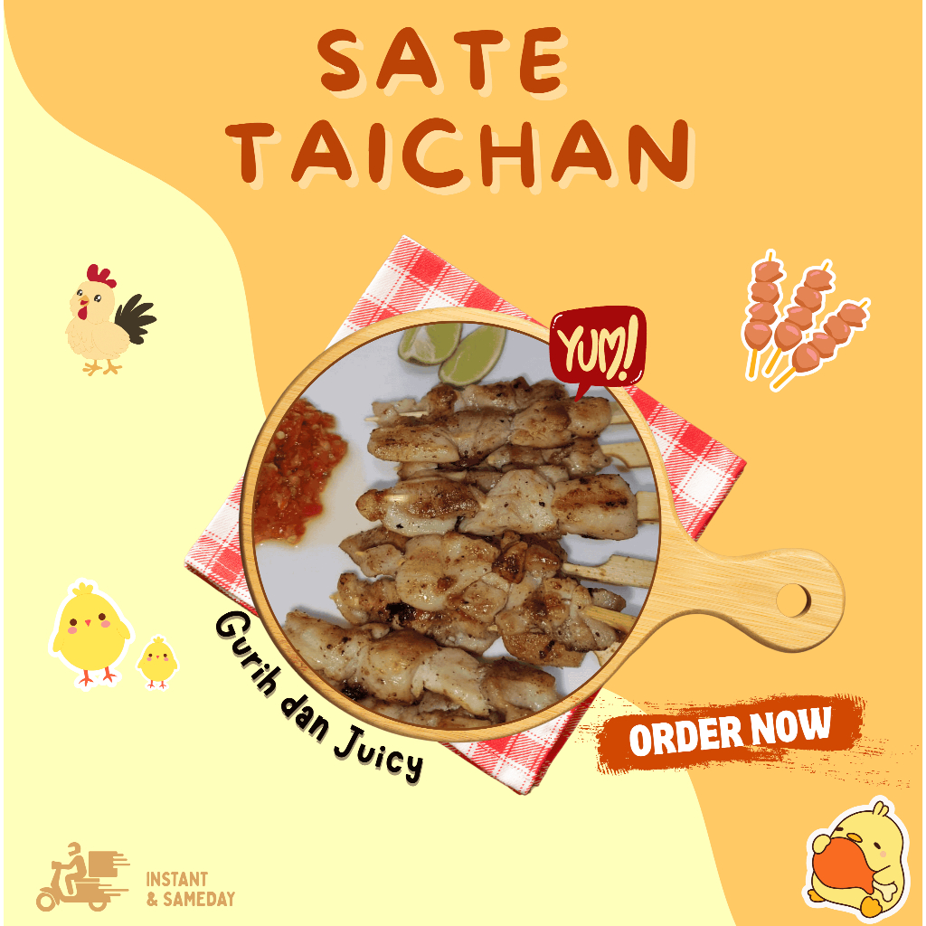 

Sate Taichan Frozen – Setengah Matang, Tinggal Panasin!