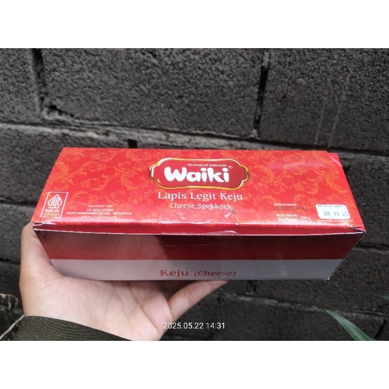 

waiki lapis legit 350g (sudah vacum)
