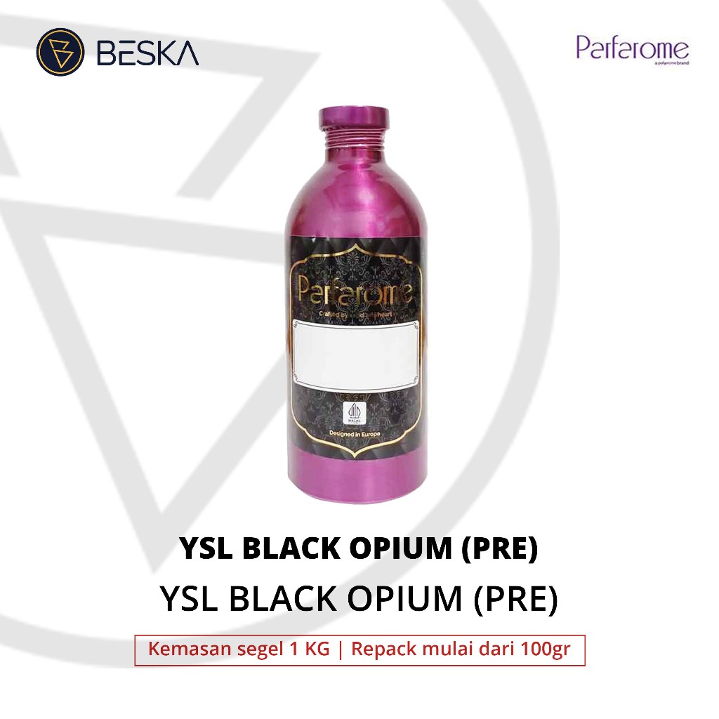 YSL BLACK OPIUM (PRE) - PARFAROME PREM | Y5L 8L4CK 0P1UM (P23) REPACK BIBIT PARFUM MURNI