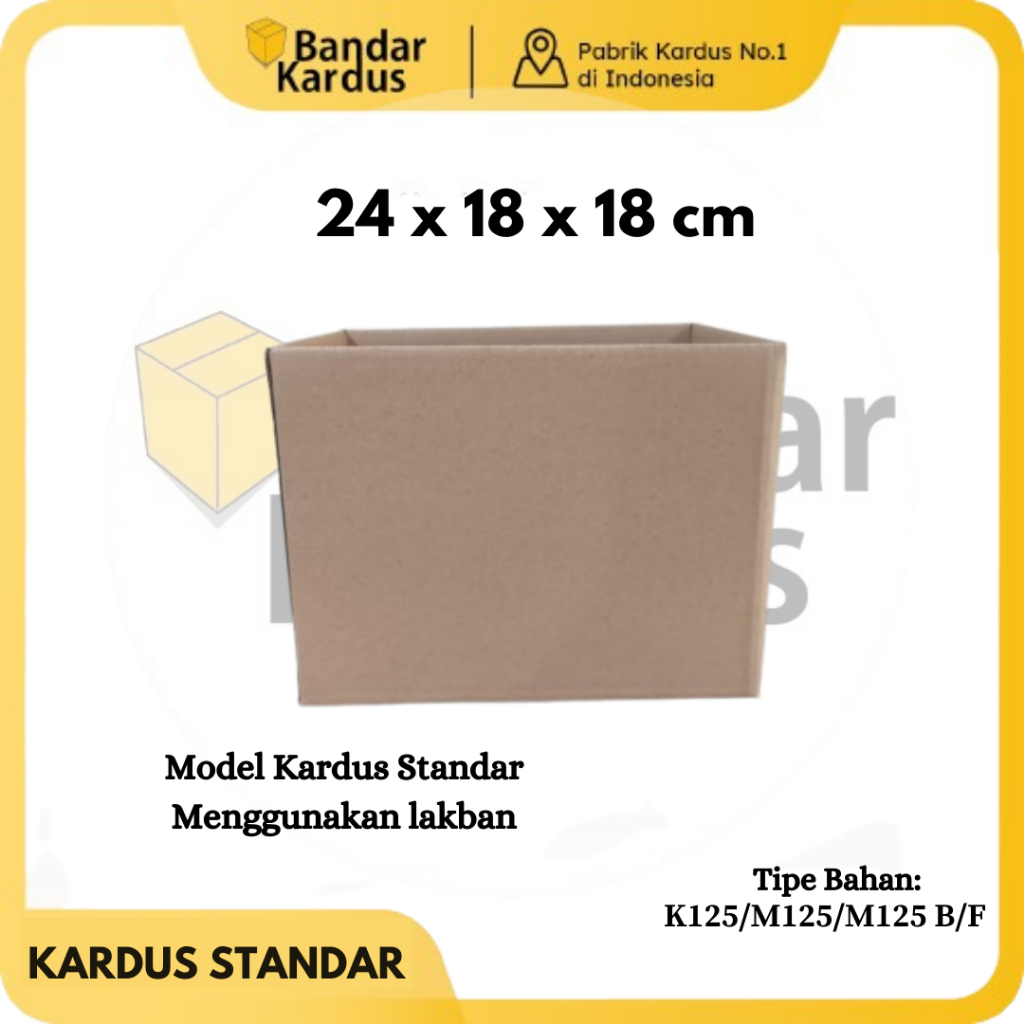 

BOX PACKING MURAH KARDUS KEMASAN | Box Packing Multifungsi Uk 24x18x18 cm /Kardus Pindahan Murah/Box Besar Tebal/Kardus Barang/Box Perlengkapan/Kardus Peralatan