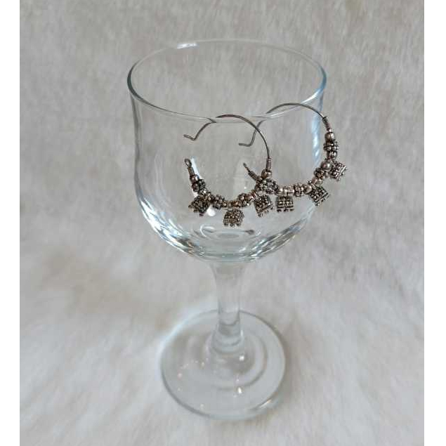 Anting India Wanita / Fashion Earing / Anting India Loop / Jewelry Beauty/ Anting India lonceng