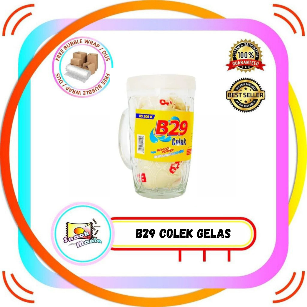 B29 Sabun Cream B-29 Krim Colek Gelas 300 gr CUP Benzo Power / Sabun Colek Gelas