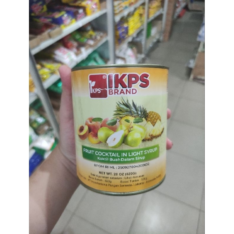 

IKPS Fruit Cocktail In Light Syrup 820gr / Syrup kaleng / buang kaleng / manisan / buah dalam sirup