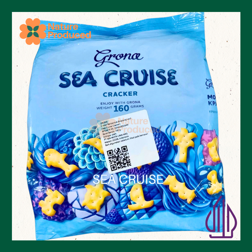 

[Grona] Crackers Sea Cruise - Kreker Renyah Bentuk Bintang Laut | Gurih