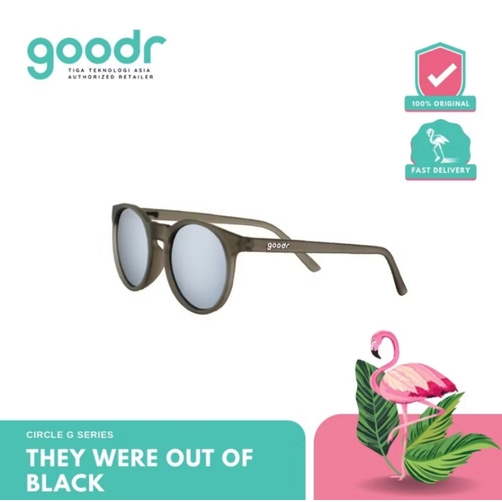 (Preloved) Goodr Kacamata Olahraga CG series - They Were Out Of Black