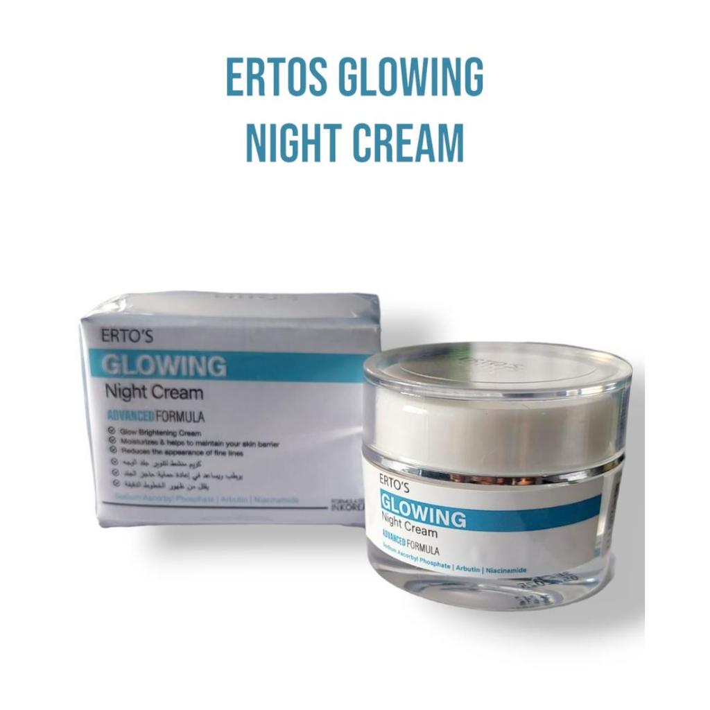 BEAUTY - ERTOS GLOWING NIGHT CREAM ORIGINAL BPOM - GLOWING NIGHT CREAM ERTOS