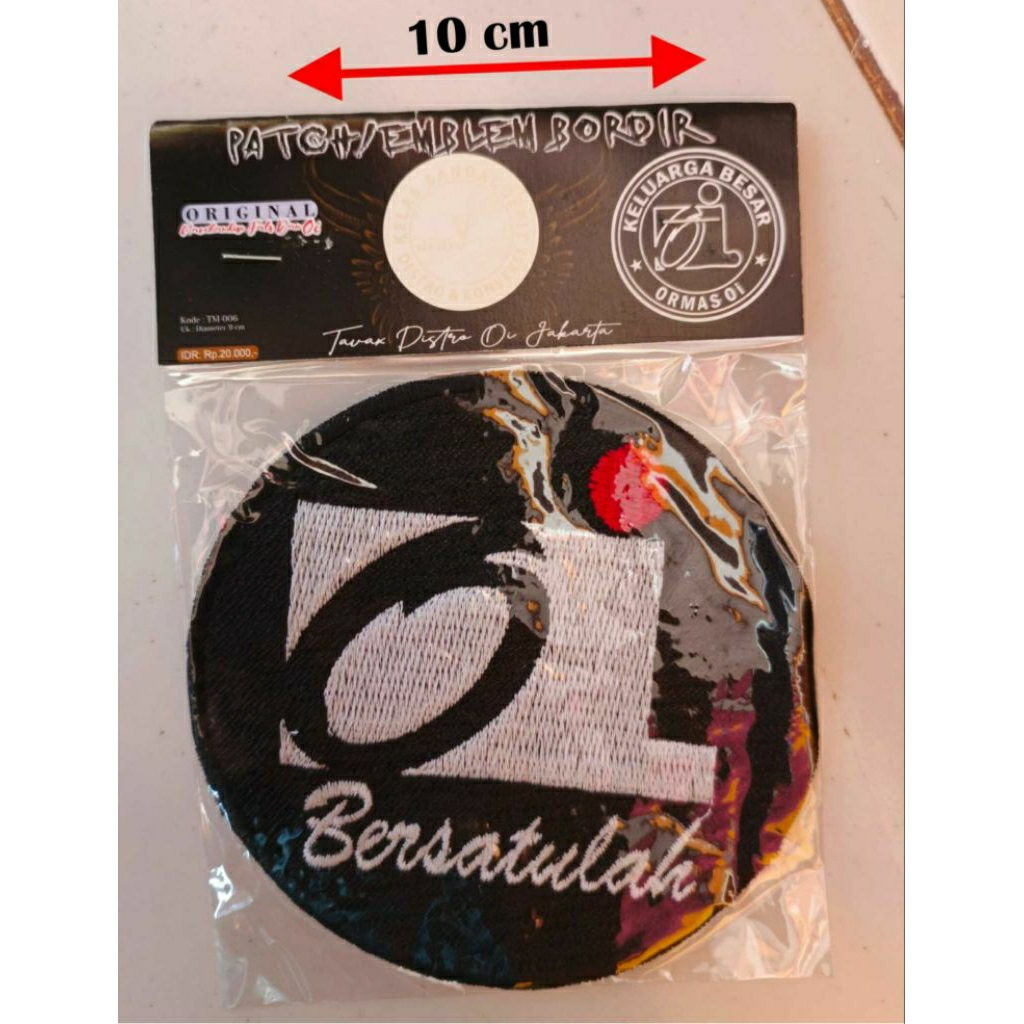 PATCH emblem bordir BONGKAR AKSESORIS IWAN FALS dan Oi "LogOi5"