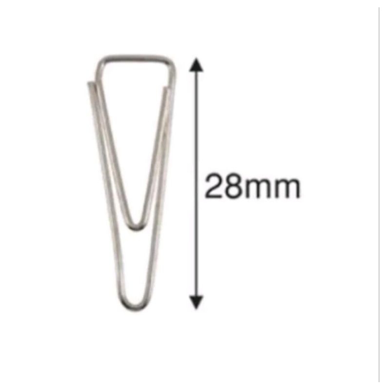 

paper clip trigonal clips nomor 1 joyko klip penjepit kertas segitiga 1 pak isi 60 pcs