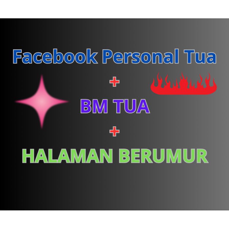 Akun Facebook personal + bm tua dipulihkan + halaman tua