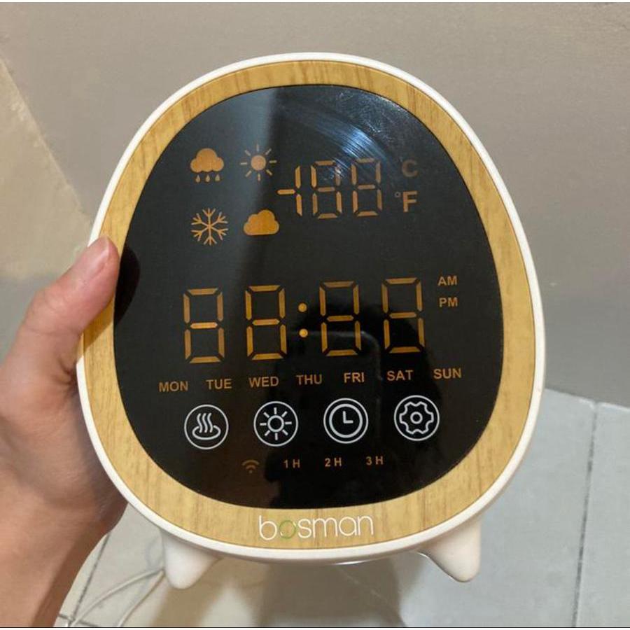 Bosman smart clock diffuser wifi smartlife tuya google home