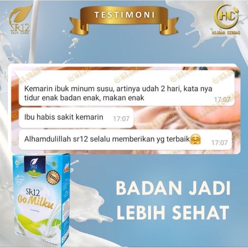 

GOMILKU SR12 SUSU KAMBING ETAWA HALAL BPOM MENINGKATKAN KESEHATAN IMUN TUBUH
