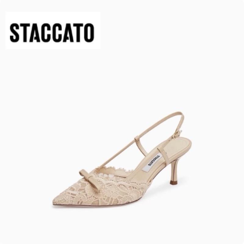 NEW TerMurah ORIGINAL Staccato Official EC134-AP1 High Heels Woman - Sepatu Hak Tinggi Wanita Aprico