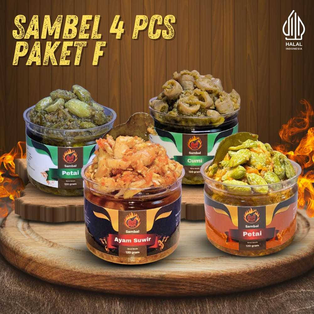 

Paket Sambal Ngulek Dewek/Paket Sambal 4 Pcs