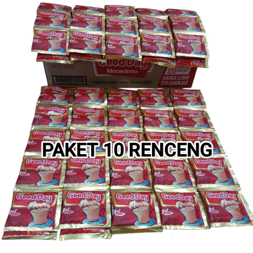 

Good Day Moccacino paket 10 renceng 100 sachet