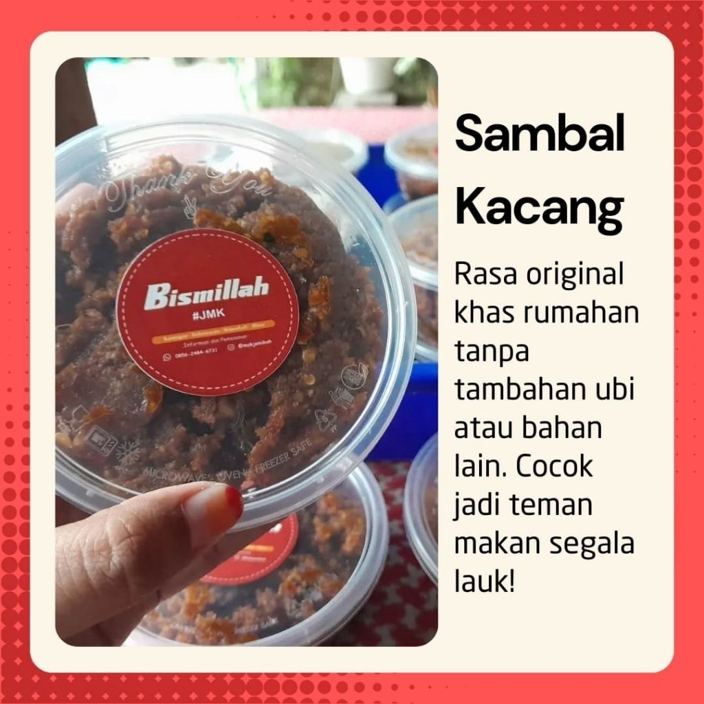 

Sambal Kacang, Sambal Pecel, Bumbu Pecel Blitar Asli tanpa pengawet, siap pakai, PREMIUM.